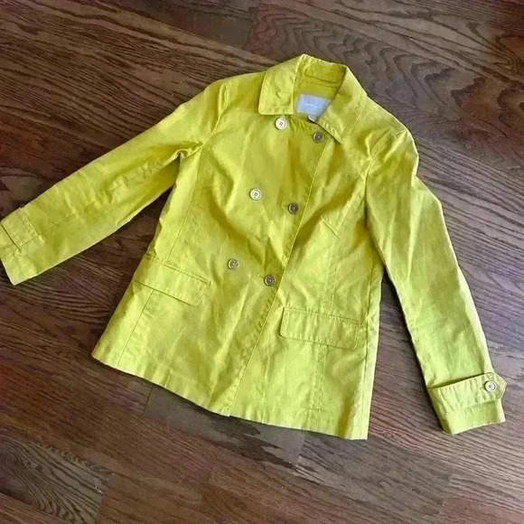Banana Republic Mid Length Trench Coat Size XS Rain Coat Outerwear Pea Coat - Picture 2 of 12